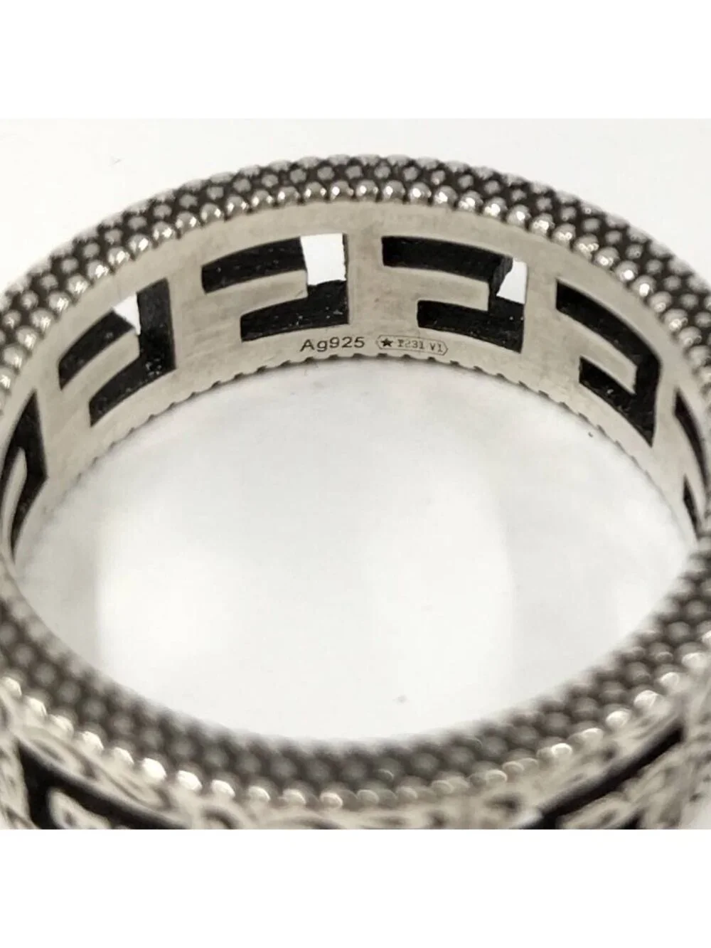 Gucci Square Arabesque Ring